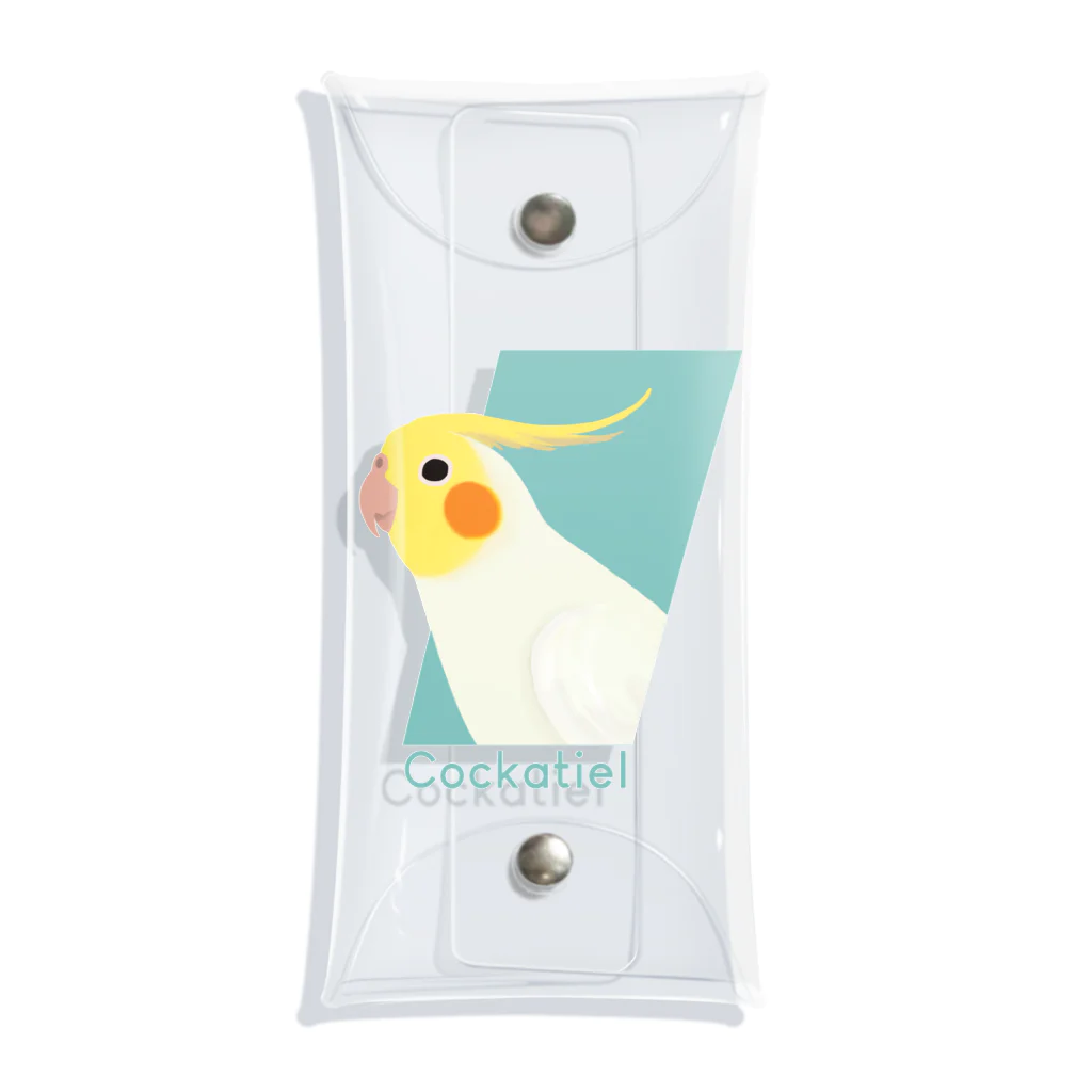 kahorifujiのひょっこりオカメインコ　ルチノーさん Clear Multipurpose Case