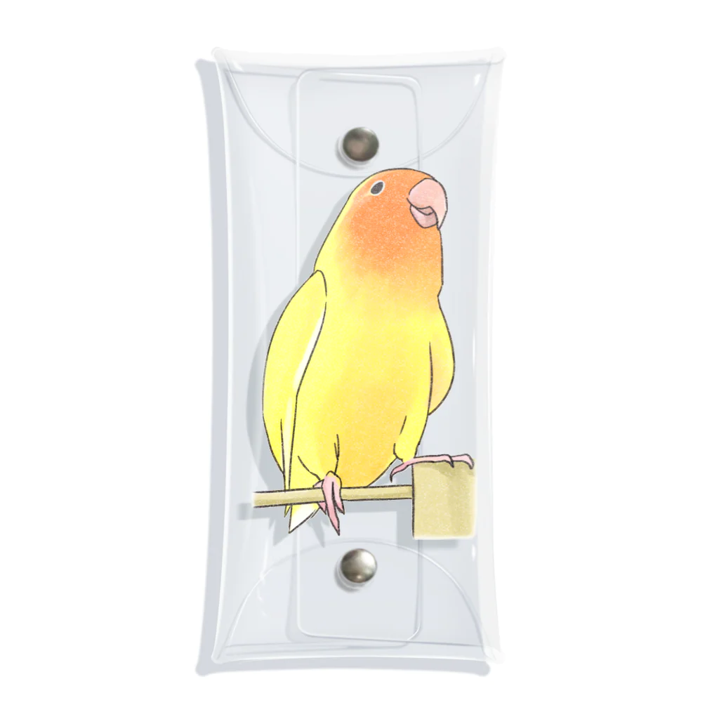 まめるりはことりの得意げ可愛い　コザクラインコちゃん【まめるりはことり】 Clear Multipurpose Case