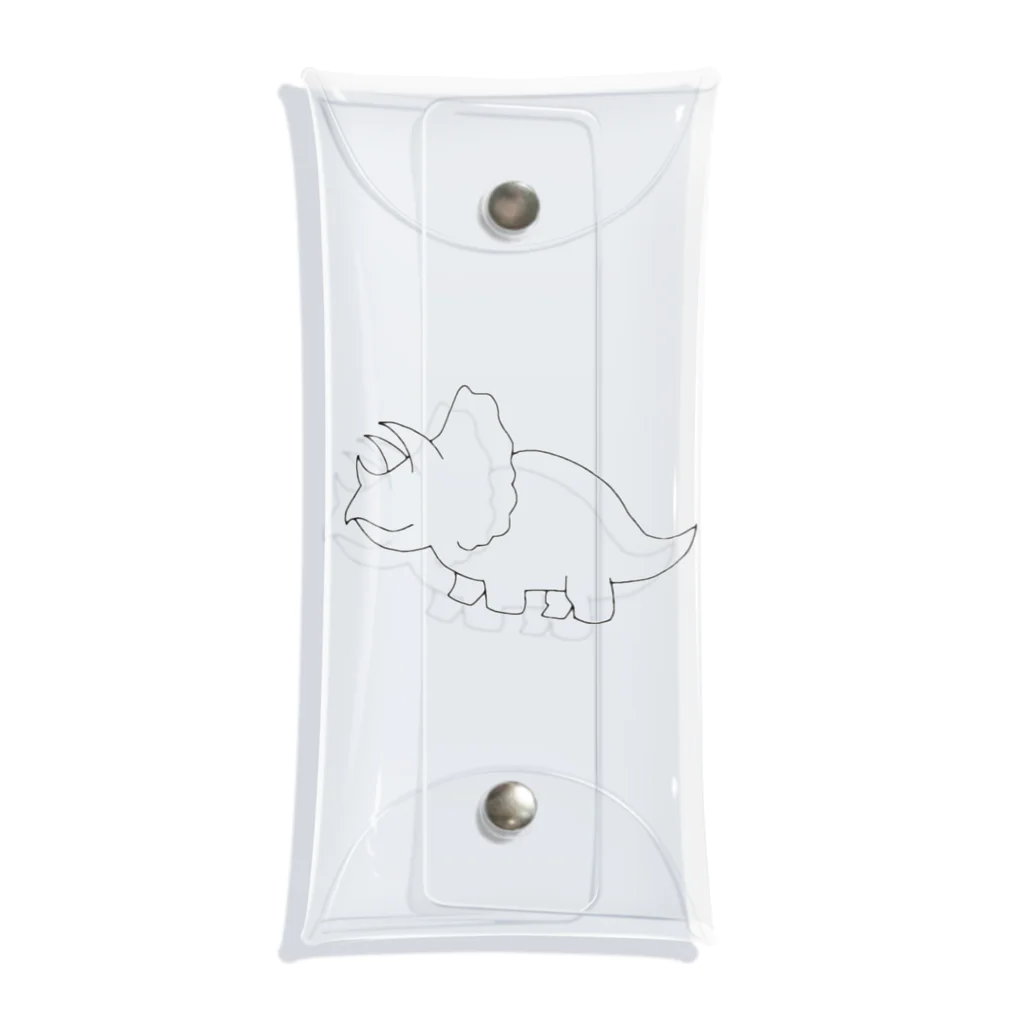 Tsuzukiのマネキントリケラトプス Clear Multipurpose Case