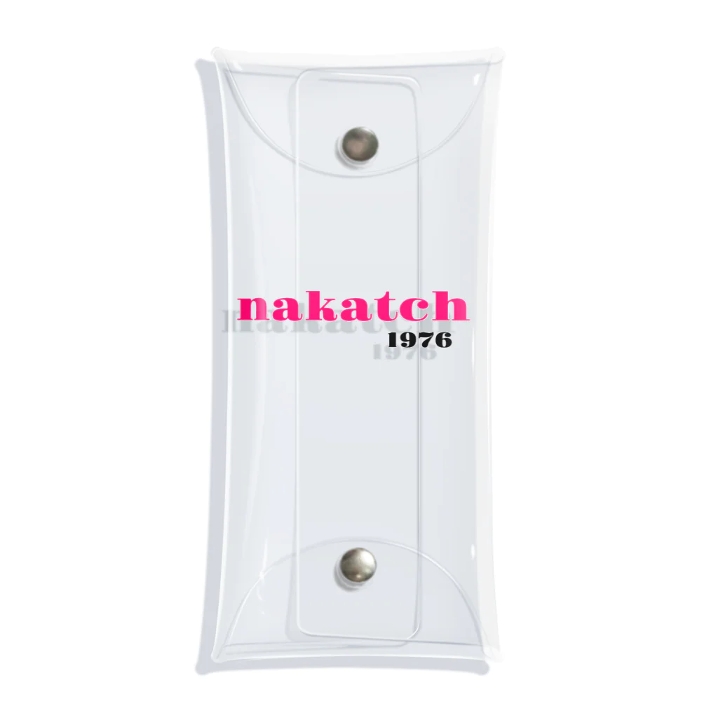 nakatch51のnakatchロゴ商品 クリアマルチケース