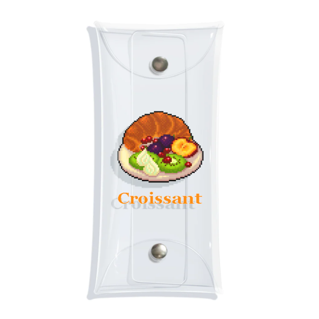 どっと屋のBreakfast Croissant Clear Multipurpose Case