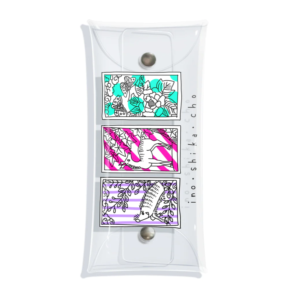 メグミックスのhanafuda  Clear Multipurpose Case