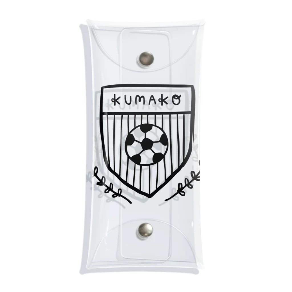 熊工サッカー部OB会のKUMAKO SOCCER 2 Clear Multipurpose Case