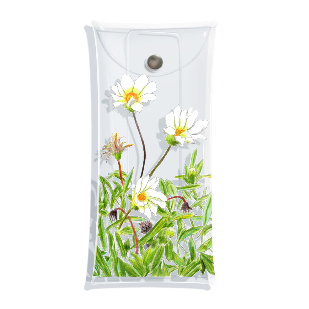 気ままに創作　よろず堂の花咲く小径①いろどり Clear Multipurpose Case