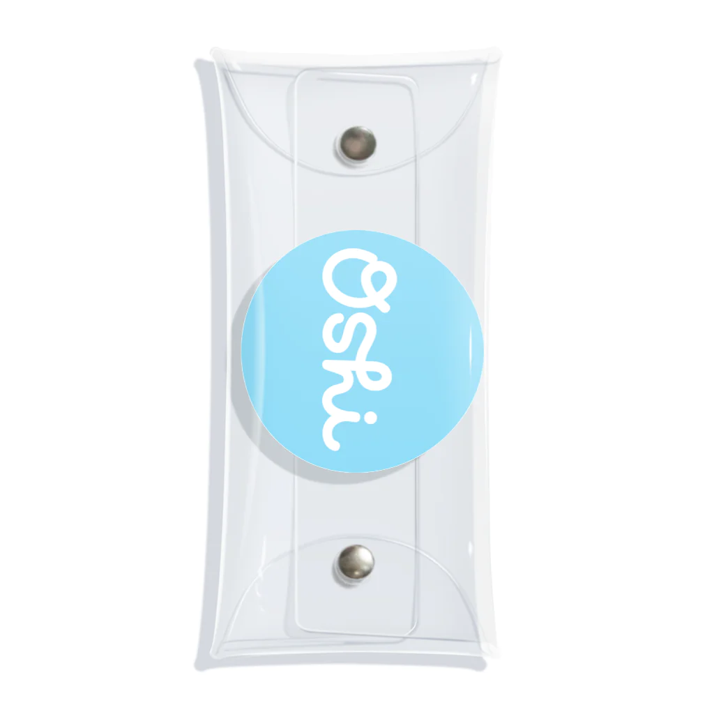 Oshiの•Oshi• Light Blue 10 vert. Clear Multipurpose Case