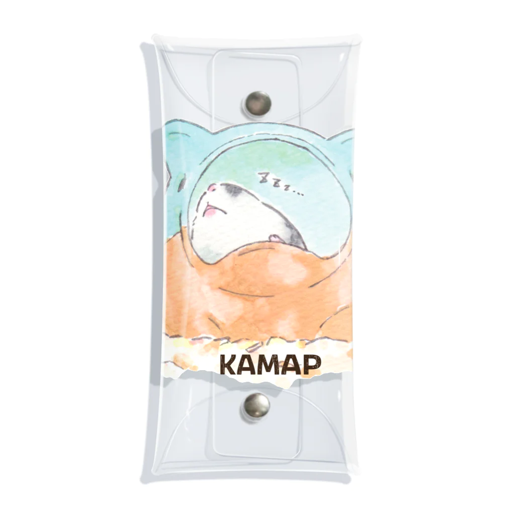 KAMAP ＆ Ricaの【KAMAP】すやすやジャンガリアン Clear Multipurpose Case