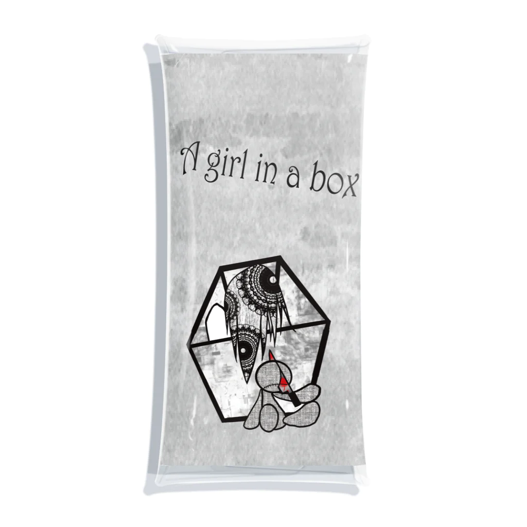 saya_otya0725のA girl in a box Clear Multipurpose Case