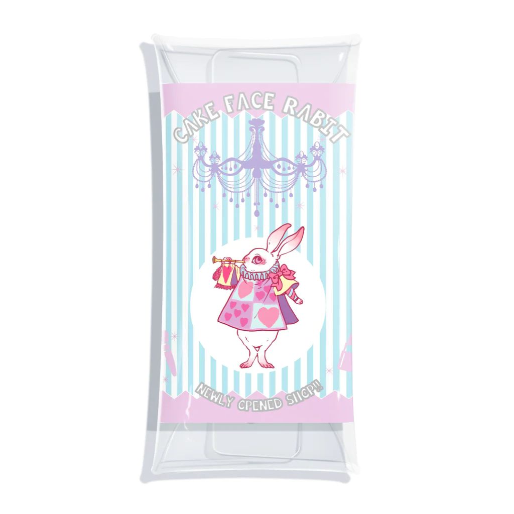 Kiyusama_bgmのCAKE FACE RABIT Clear Multipurpose Case