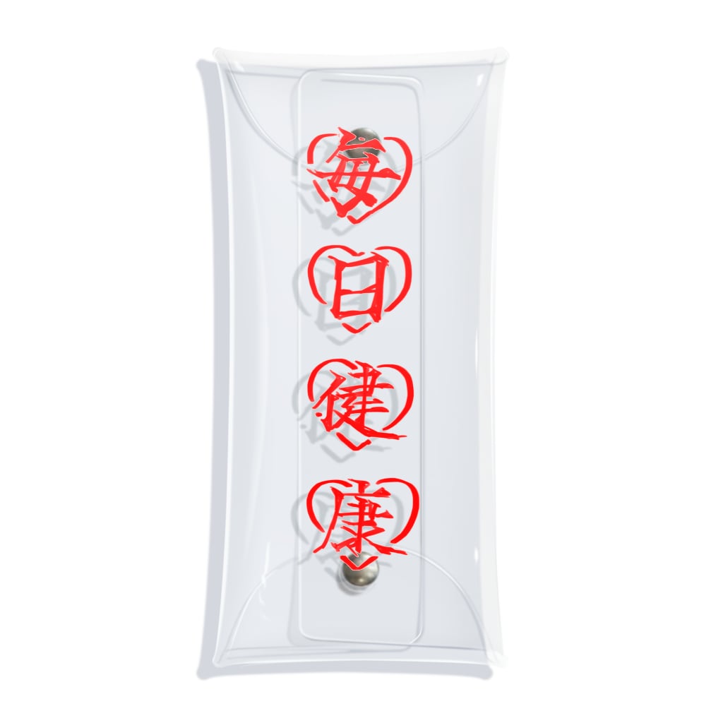 赤さんの趣味の毎日健康クリアケース Clear Multipurpose Case