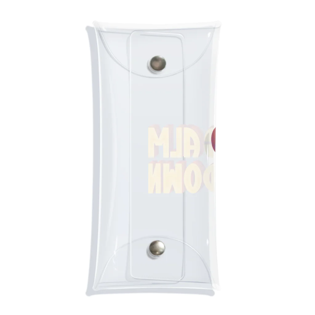 The ink and bottleのCalm down  Clear Multipurpose Case