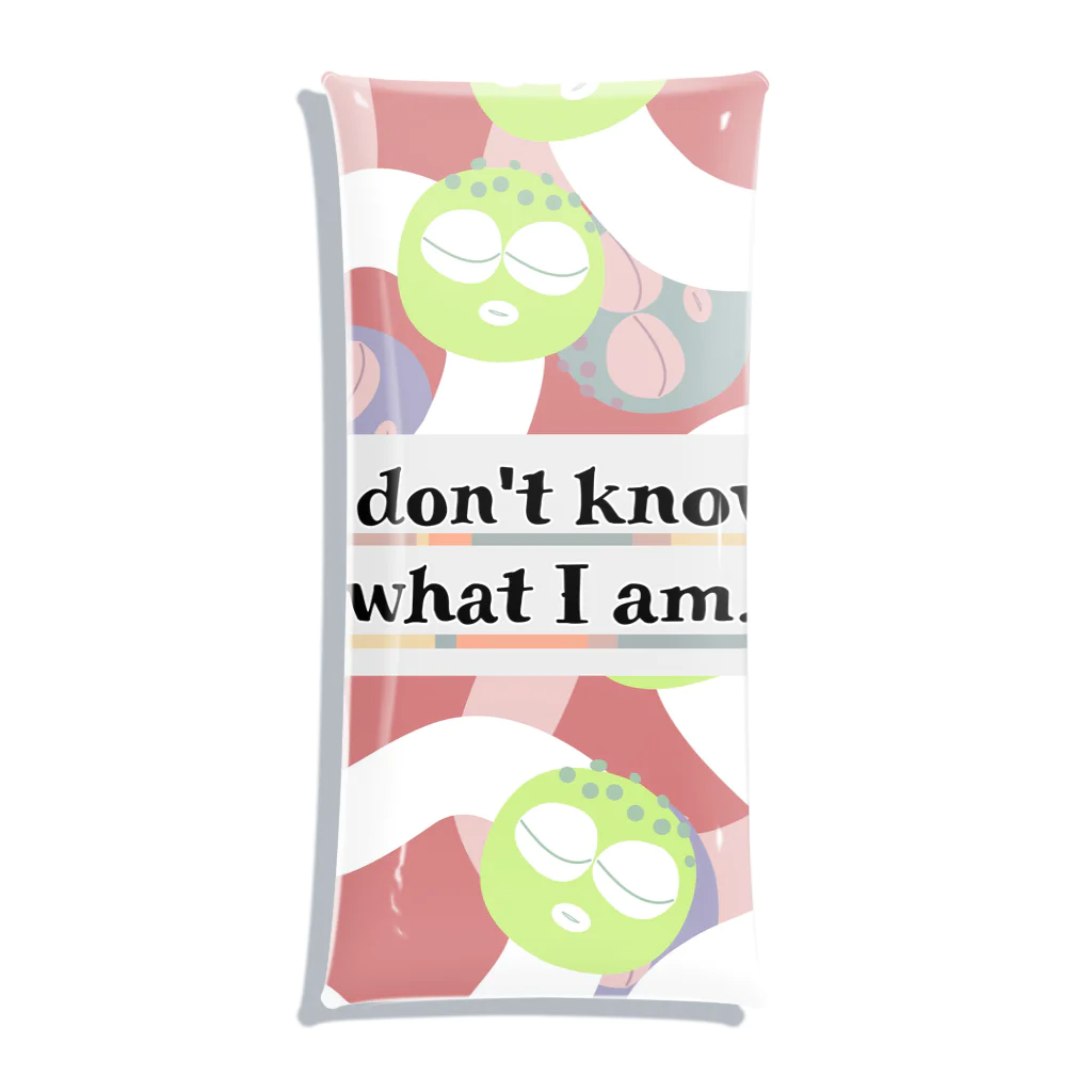 両手にパン🍞のI don't know what I am（ver.2） Clear Multipurpose Case