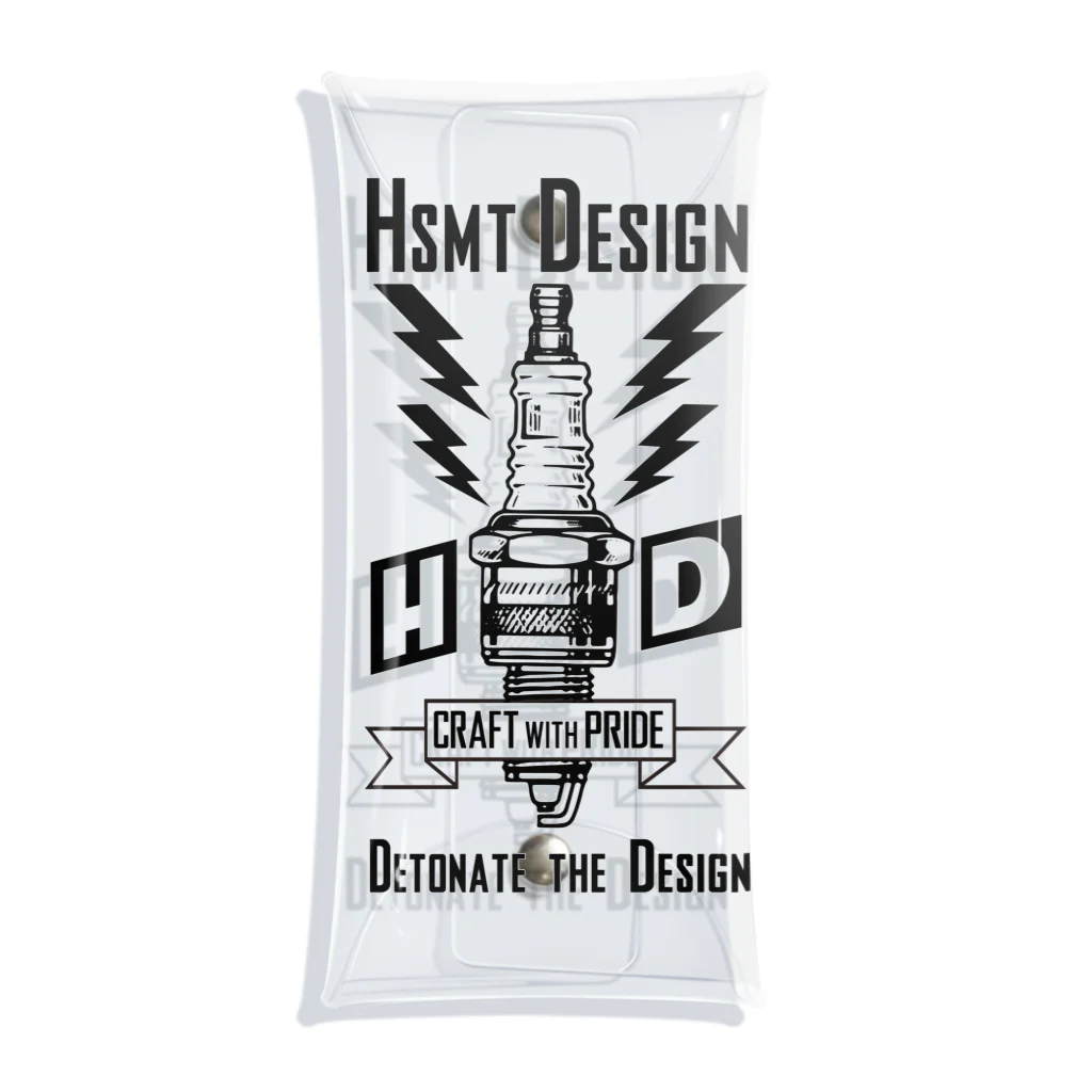 HSMT design@NO SK8iNGのHSMT design PLUG Ver.2 BLACK クリアマルチケース