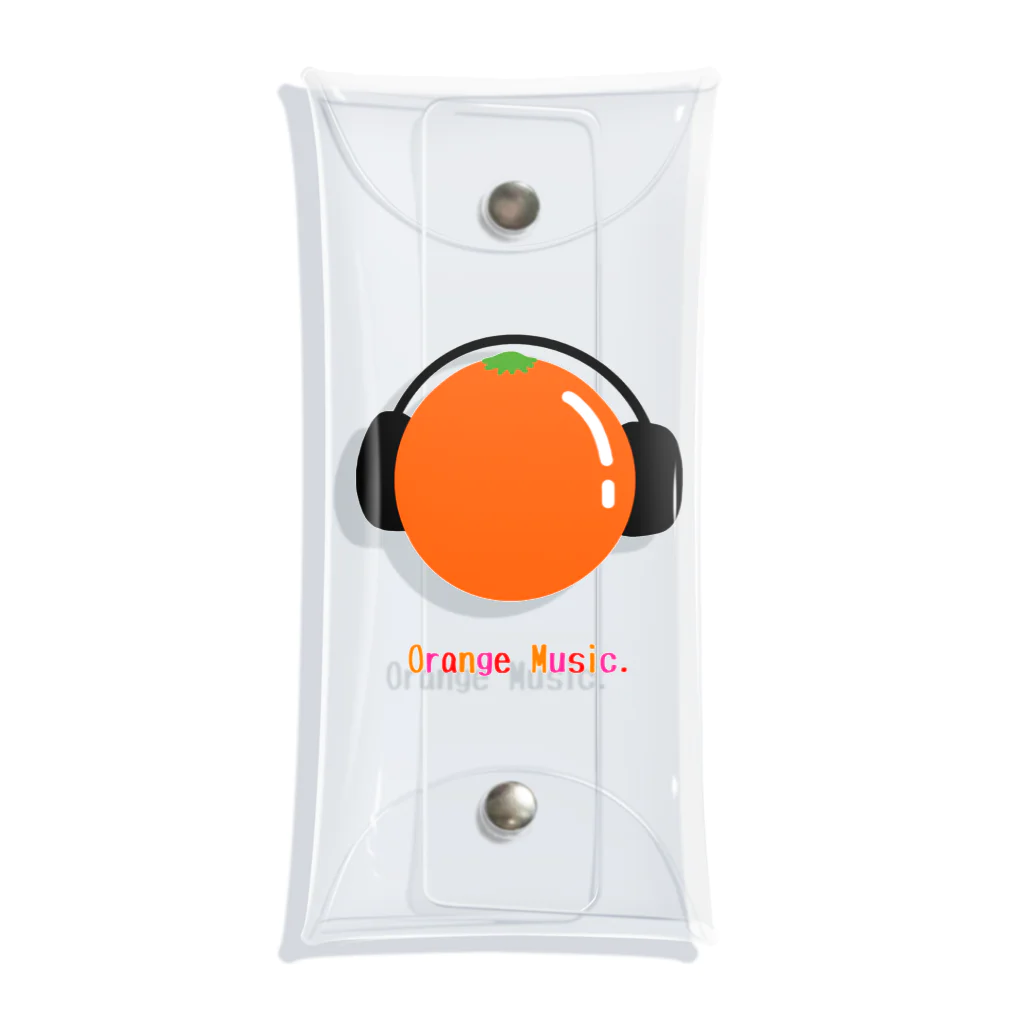 PaP➡︎Poco.a.Pocoのorange music クリアマルチケース