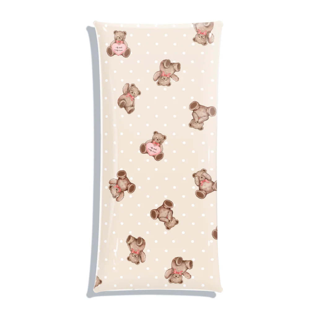 やよいのMy little teddy bear Clear Multipurpose Case