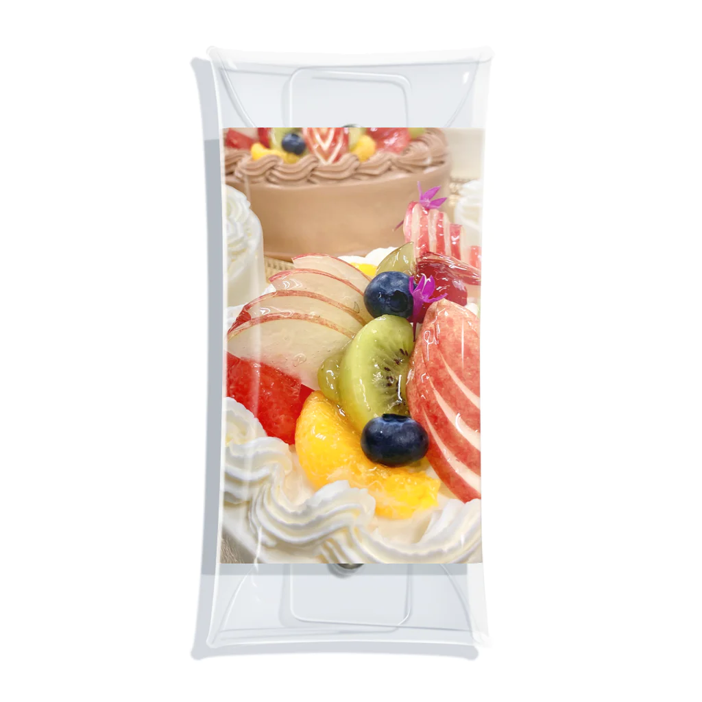 こぱのフルーツのケーキ Clear Multipurpose Case