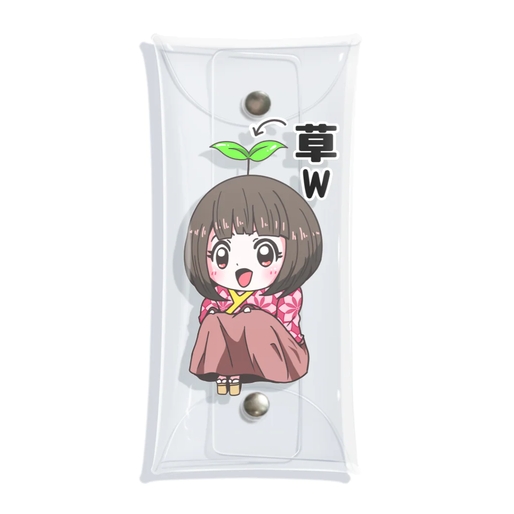 TSUYORONの草wなももこ🍑 Clear Multipurpose Case