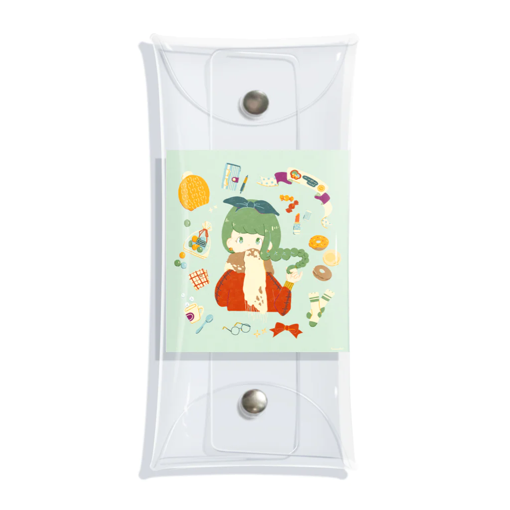 pop-popのPOP girl 『like』 Clear Multipurpose Case