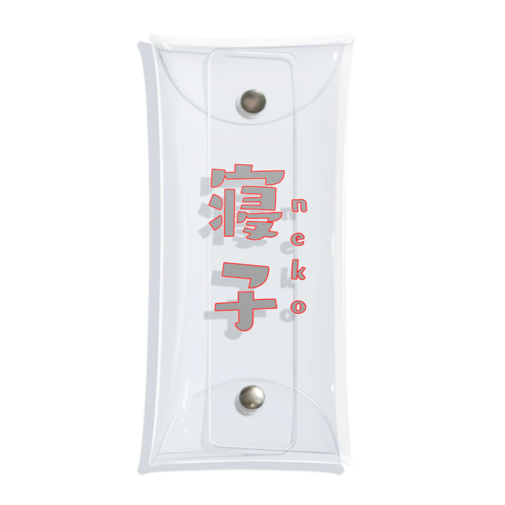 mugioの寝子-Neko- Clear Multipurpose Case