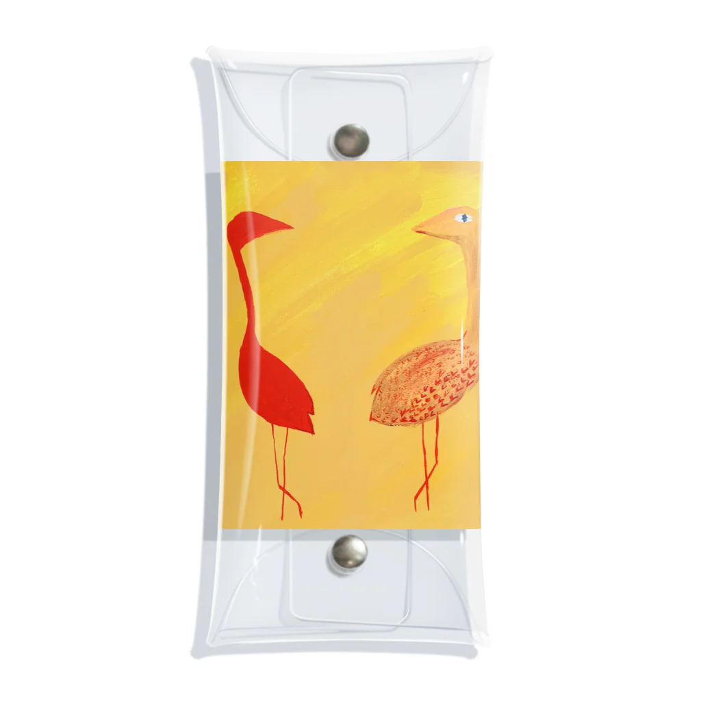 tinyjohnの影も自分さbird Clear Multipurpose Case