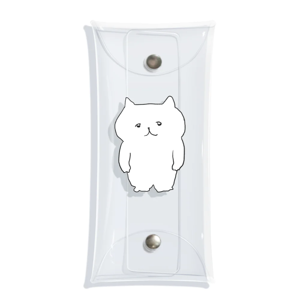 たこ焼き屋の何か言いたげな猫 Clear Multipurpose Case