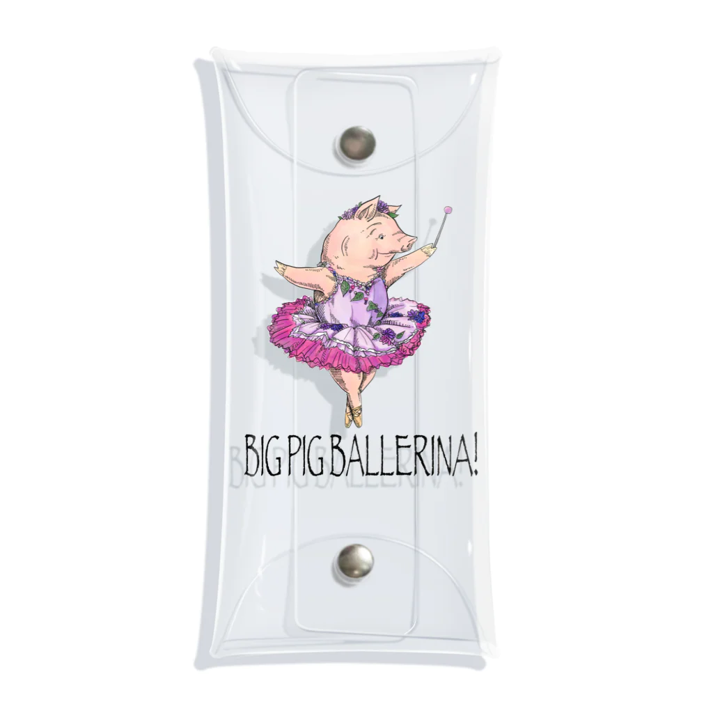 atelier✳︎miraのBIG PIG BALLERINA! The Lilac Fairy Clear Multipurpose Case