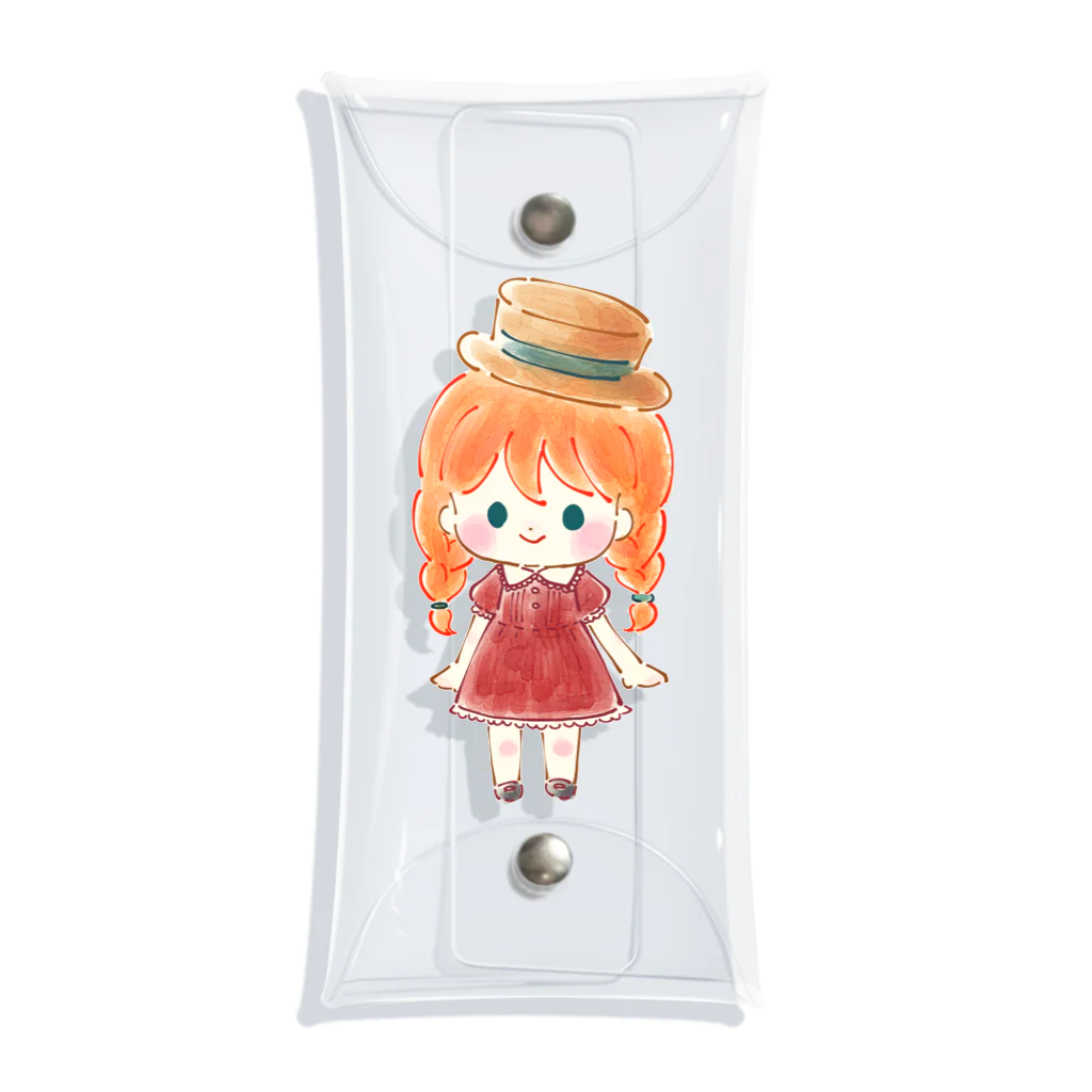 ててみゅの赤毛の子 Clear Multipurpose Case