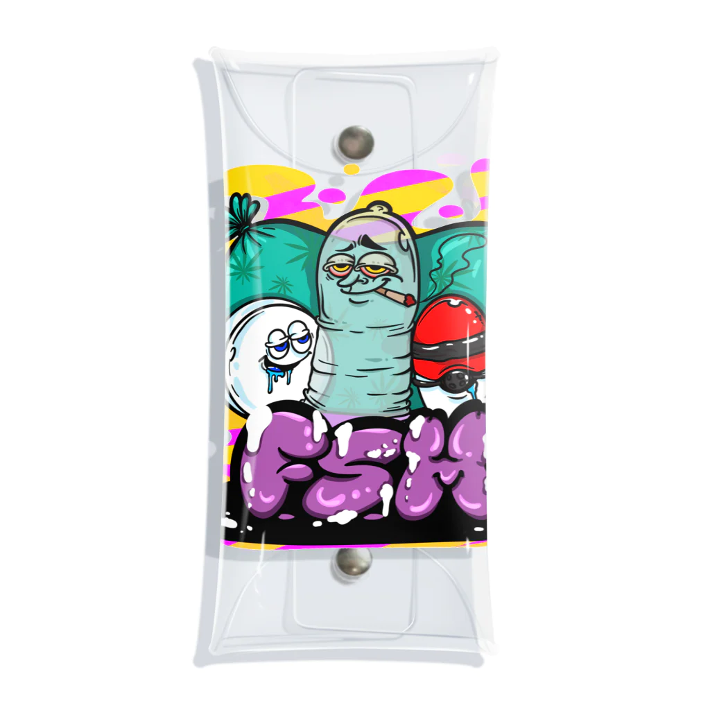 F.S.M.のF.S.M. Graffiti stuff Clear Multipurpose Case