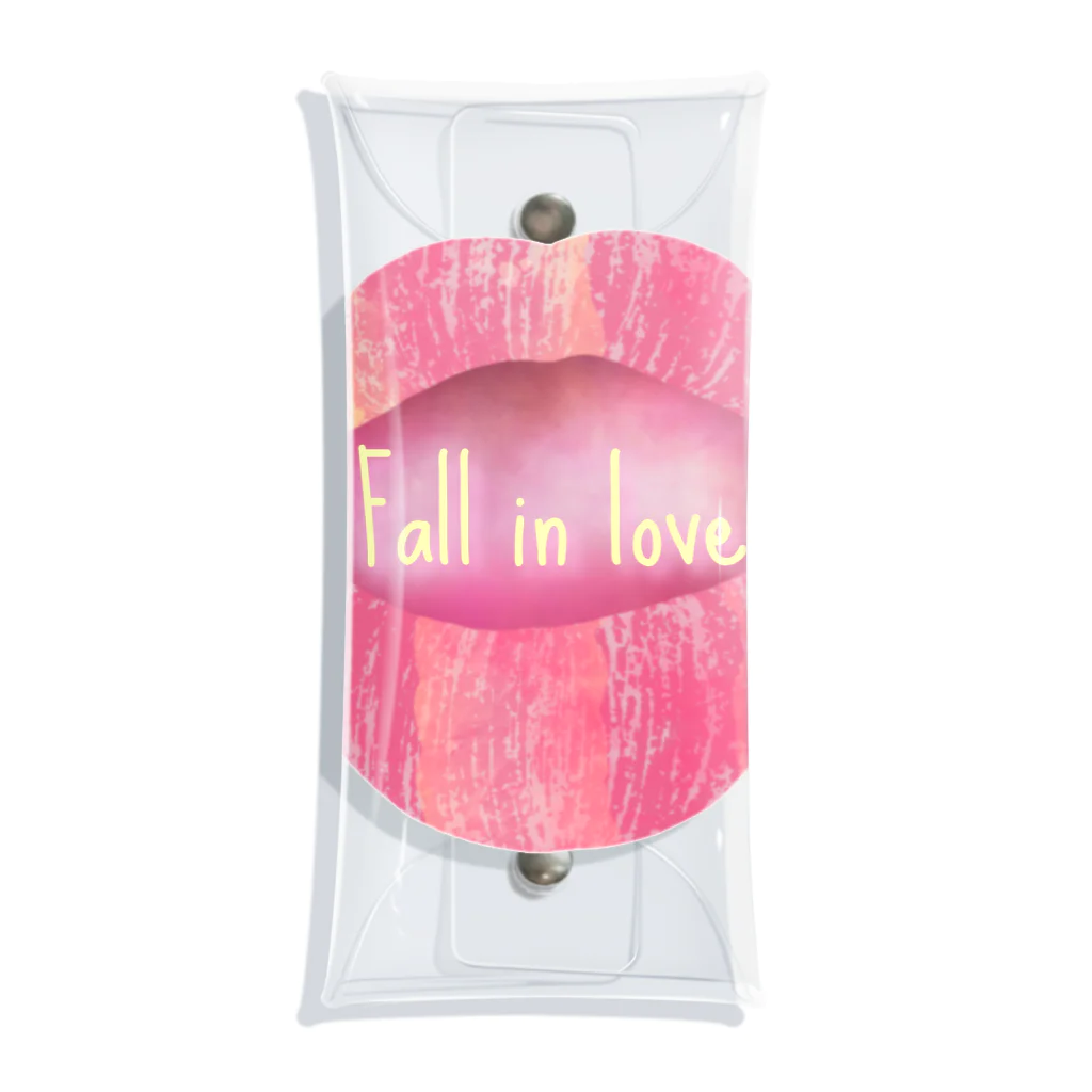 ぽんぽこあんぽんたんのLips💋 foll in love Clear Multipurpose Case