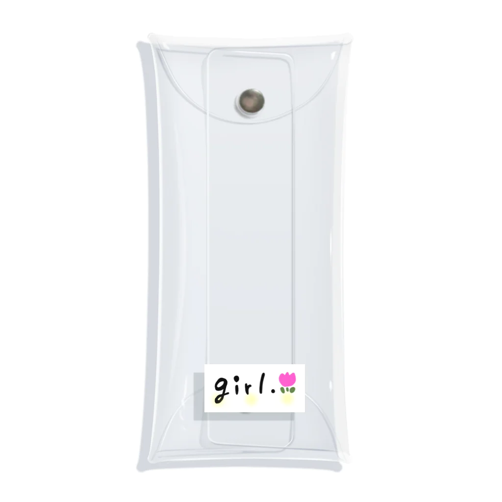 さしみ.comのGirl. Clear Multipurpose Case