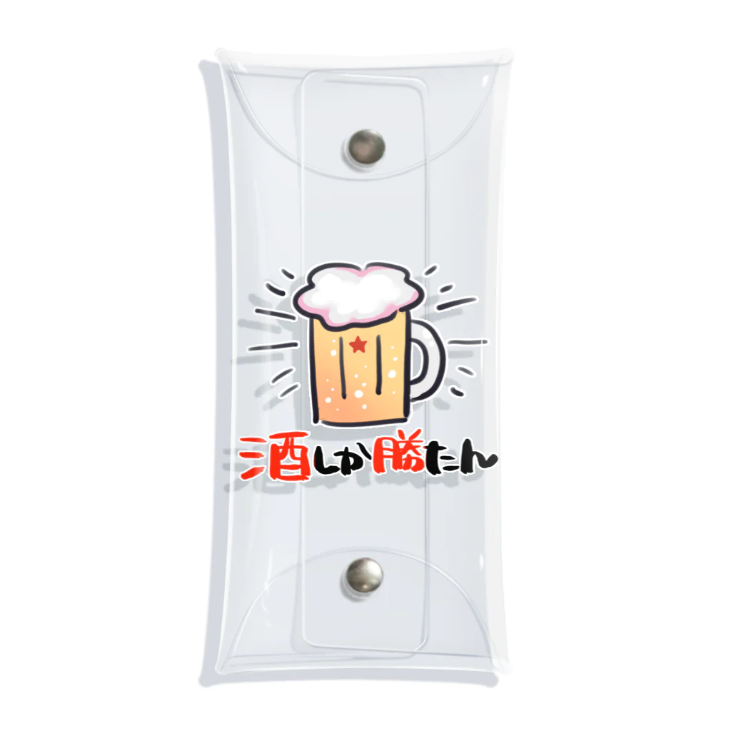 ALCOHOLICの酒しか勝たんシリーズ Clear Multipurpose Case