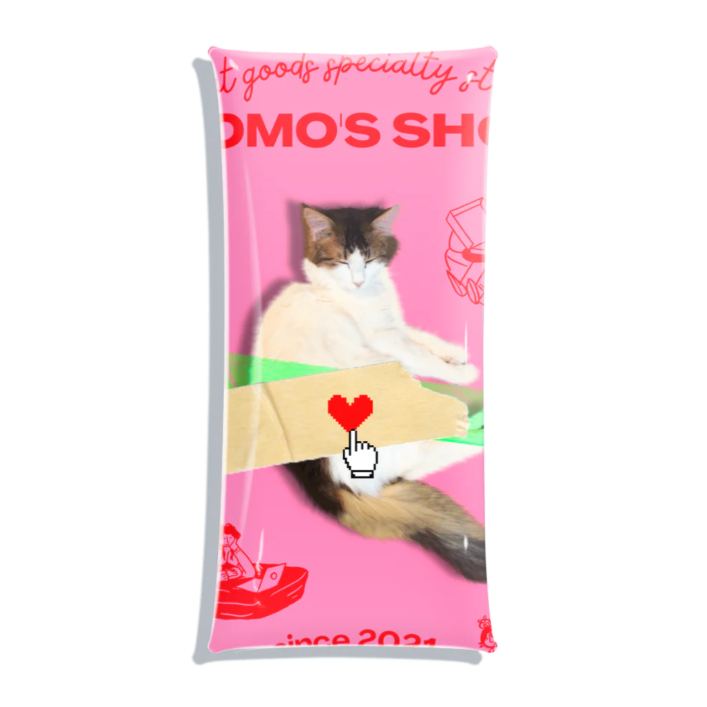 𝙈𝙊𝙈𝙊'𝙨 𝙎𝙝𝙤𝙥のMOMO's shop クリアマルチケース