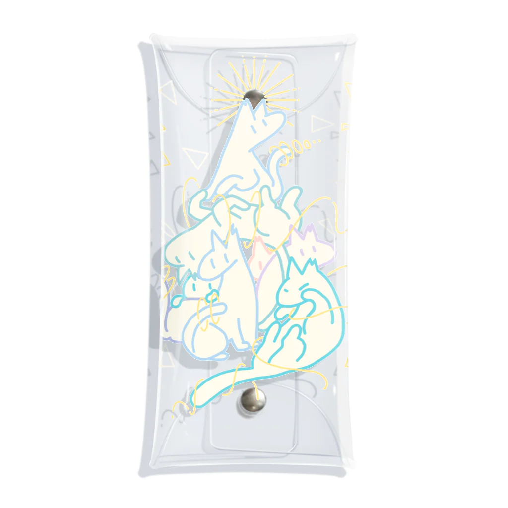 マズルノマのneko tower Clear Multipurpose Case