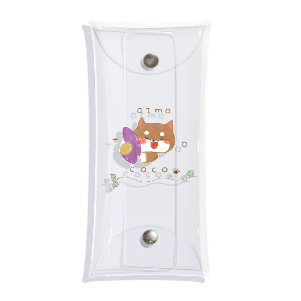 ﾓ。のお芋とここちゃん Clear Multipurpose Case