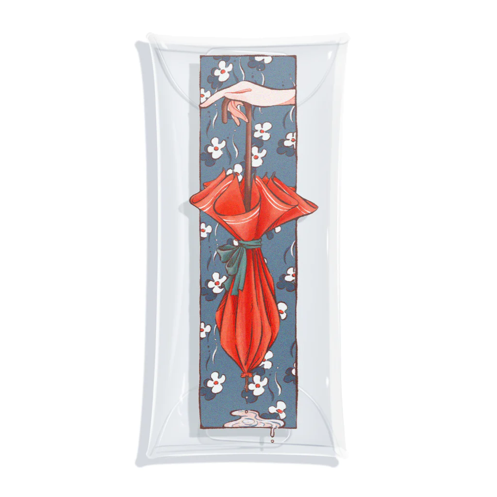 日菜乃🐶の花降る日の傘 クリアマルチケース