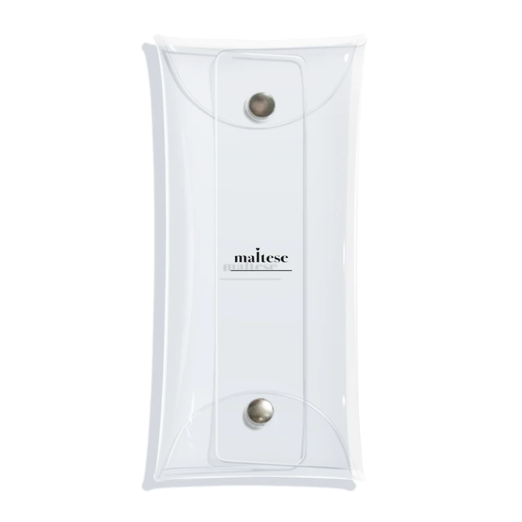 maruのmaltese Clear Multipurpose Case