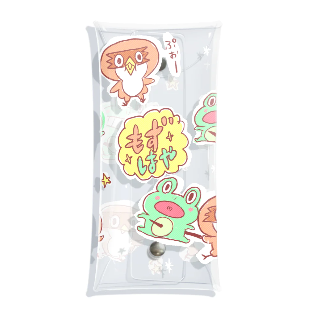 🐤もずはゃ🐸SHOP✨のもずはゃクリアマルチケース【暇トルネ】 Clear Multipurpose Case