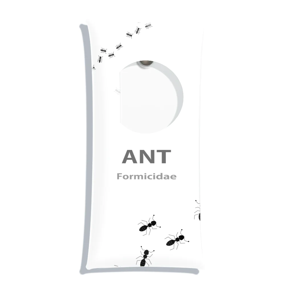 ベビープラスマイルのアリの行列 クリアマルチケース