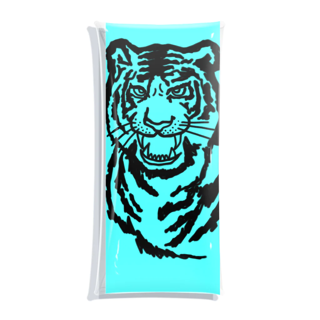 CAY.shioriの虎　Tiger  neon Clear Multipurpose Case