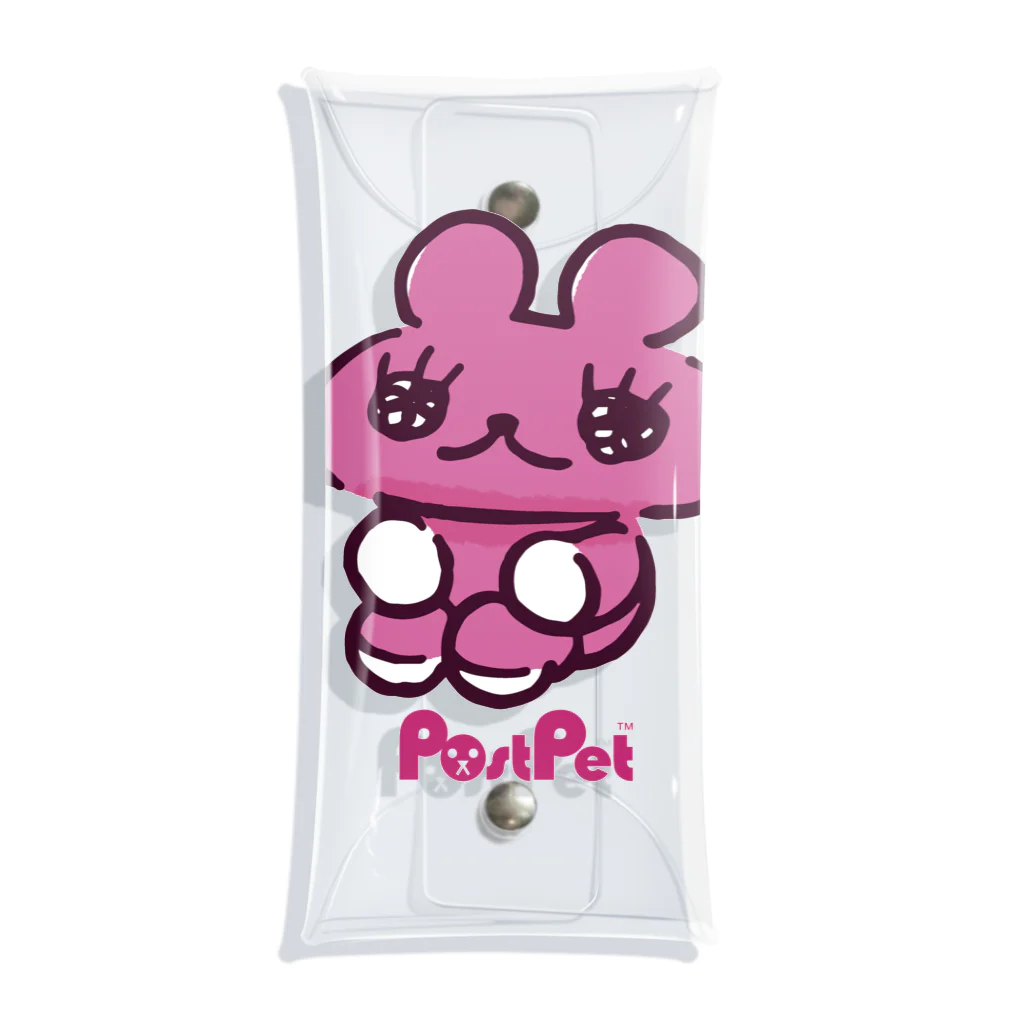 PostPet Official Shopのおすわりモモ Clear Multipurpose Case