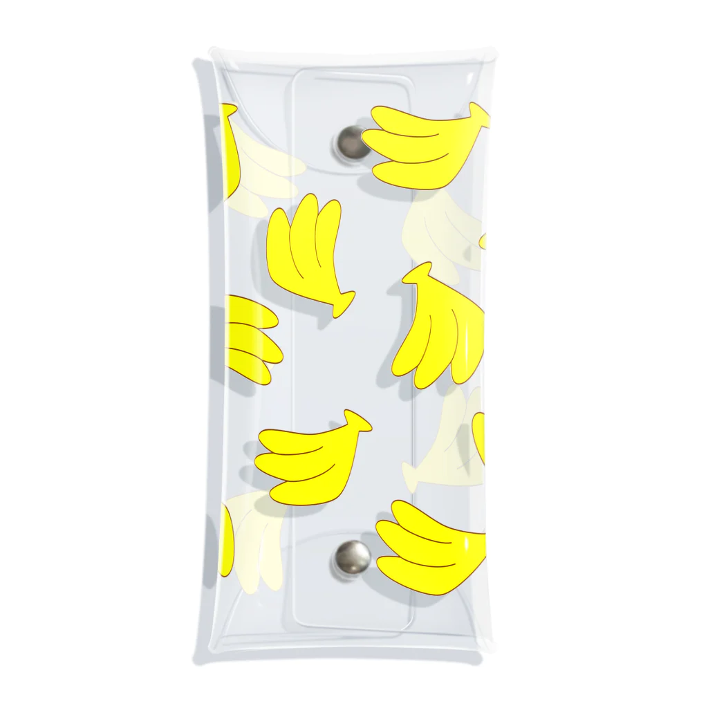 ときどきどきのゆるゆるバナナ Clear Multipurpose Case