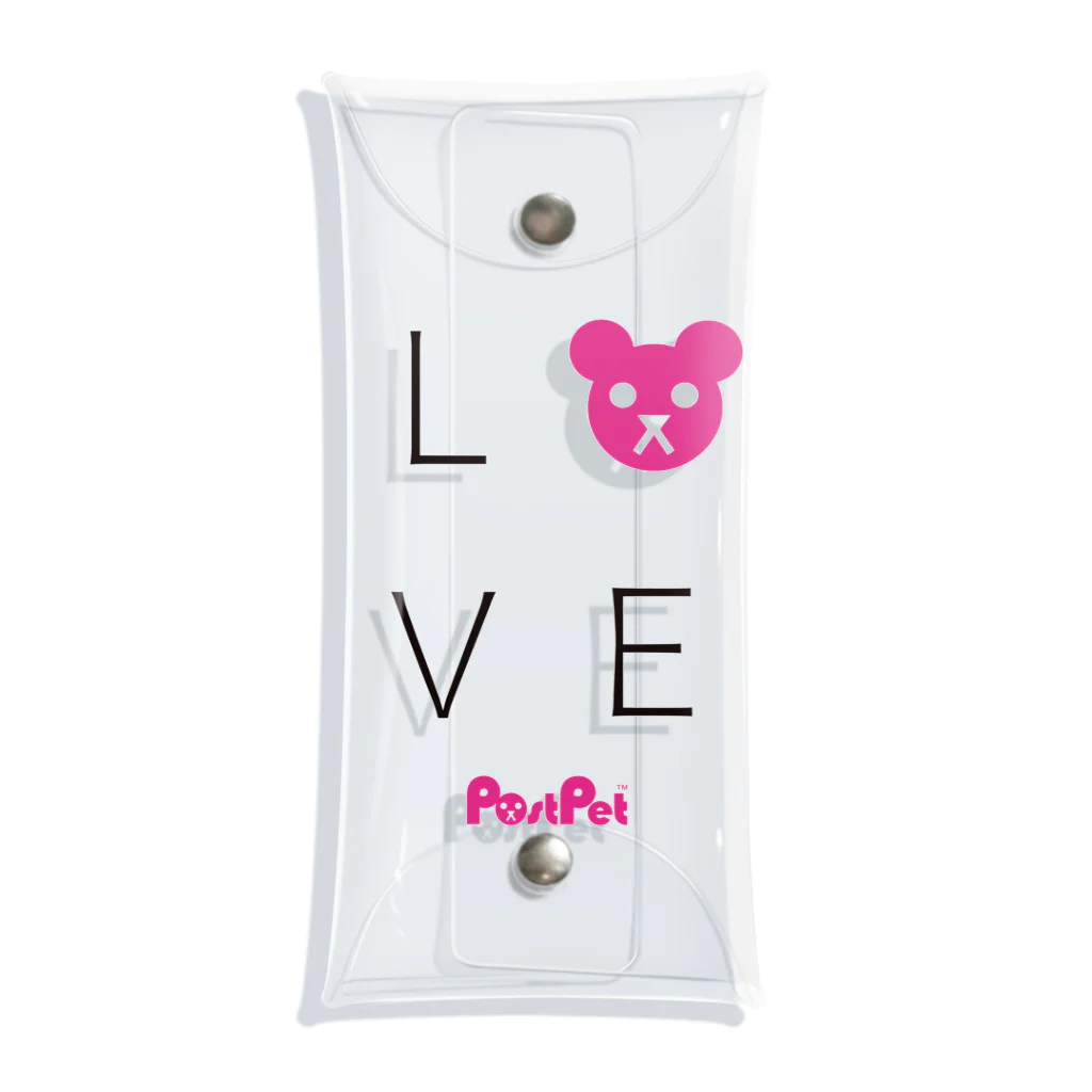 PostPet Official ShopのLOVEモモ Clear Multipurpose Case