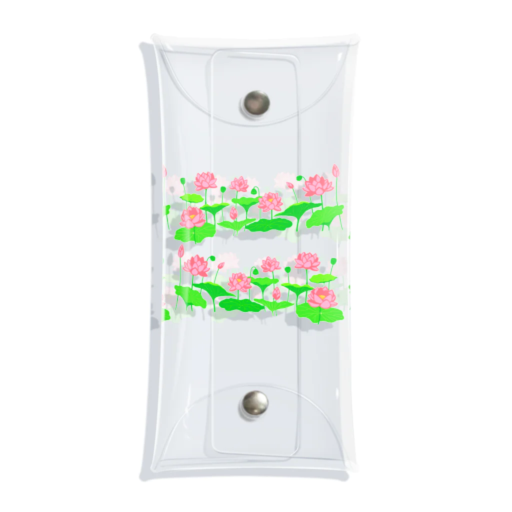 yumyamのここが蓮池になるイラスト(小さい柄) Clear Multipurpose Case