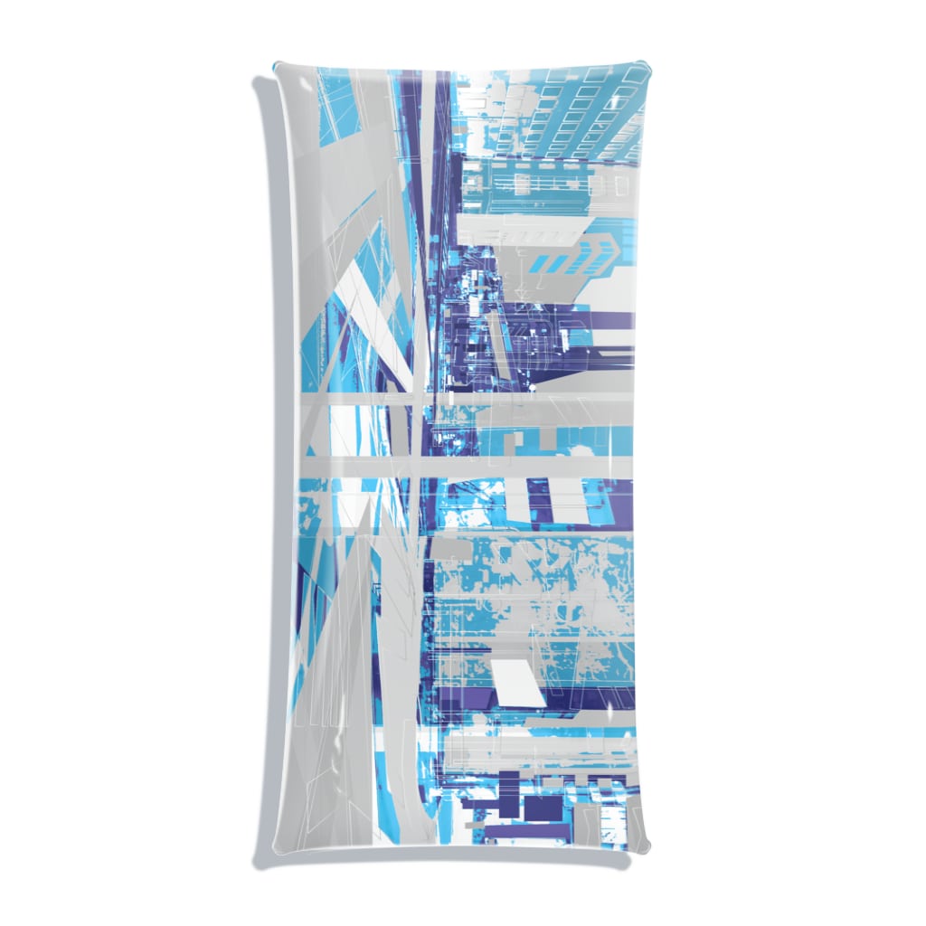 EMK SHOPSITE のstrange city blue Clear Multipurpose Case