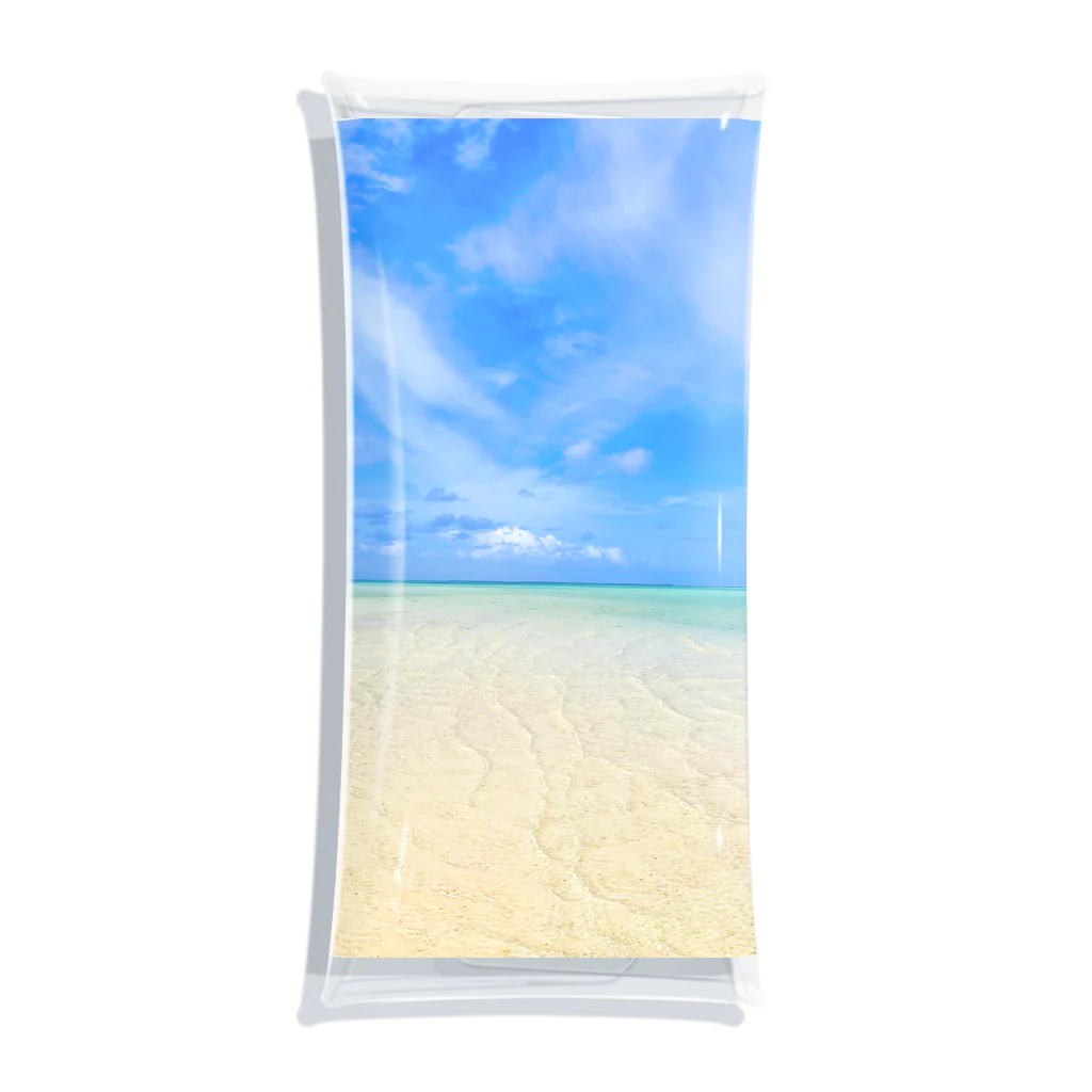 mizuphoto galleryのPraying blue Clear Multipurpose Case