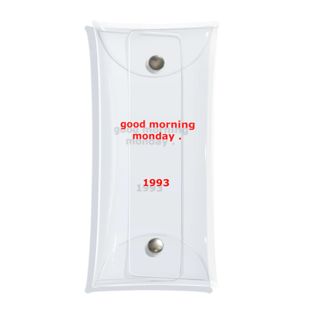 1993のgood morning Clear Multipurpose Case