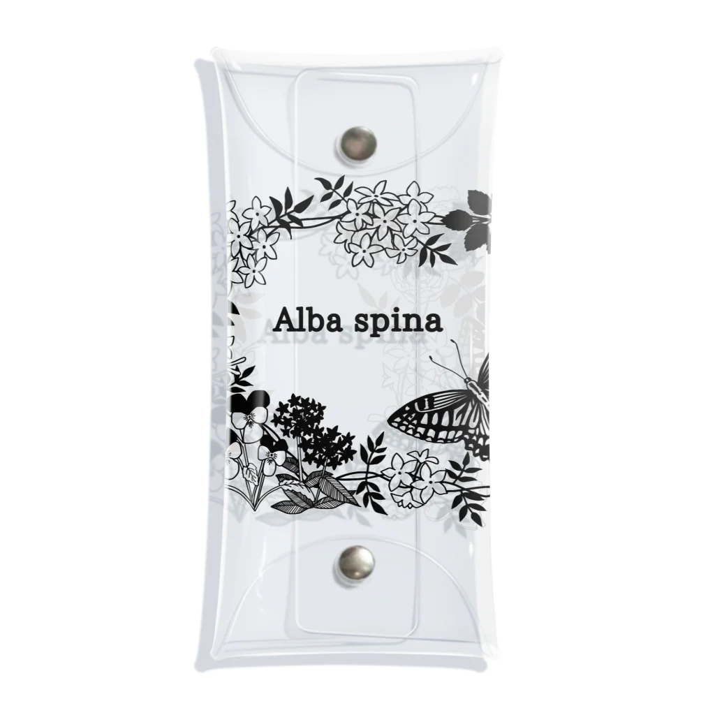 Alba spinaのボタニカル-バタフライ Clear Multipurpose Case