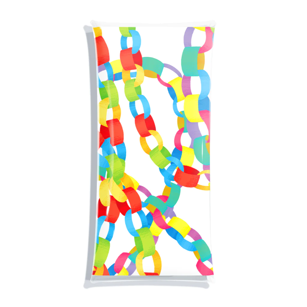 utanogoodsのpaper chain Clear Multipurpose Case