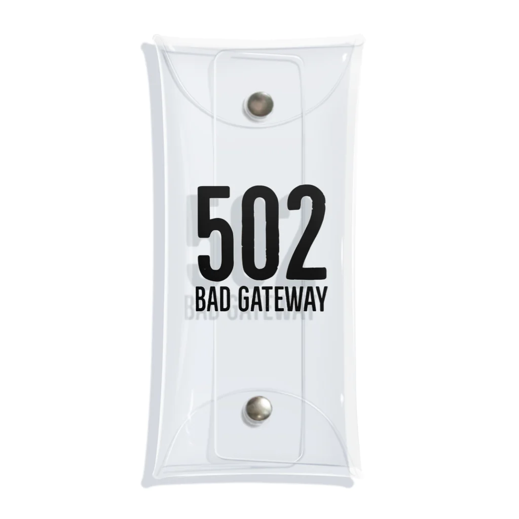 Koukichi_Tのお店の❌502エラー Bad Gateway Clear Multipurpose Case