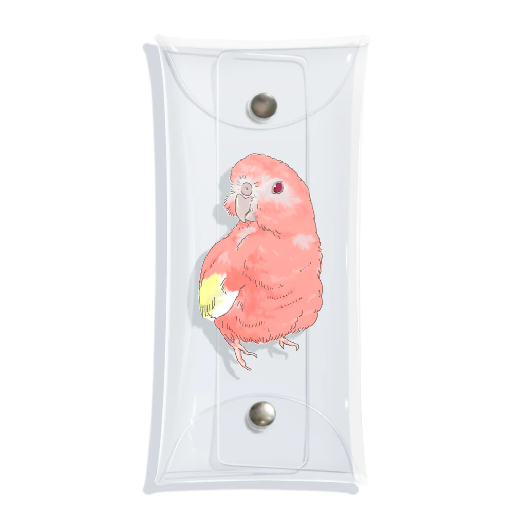 アキクサインコのチャムのアキクサインコのチャム（ドヤ） Clear Multipurpose Case