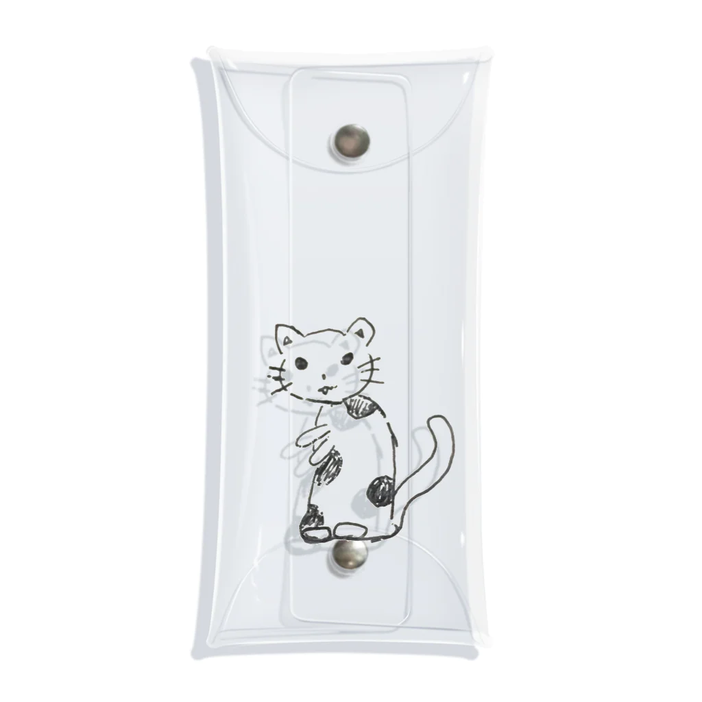 揚げパンマンの猫(?) Clear Multipurpose Case